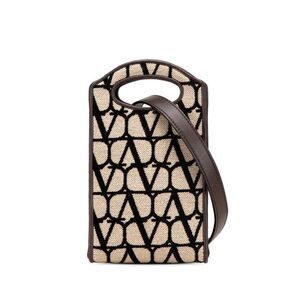 Pre Loved valentino garavani Women brown | beige Shoulder Bags